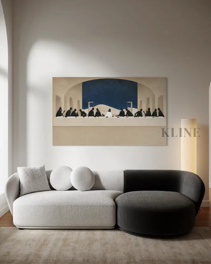 A Minimal Last Supper I - Hand Painting
