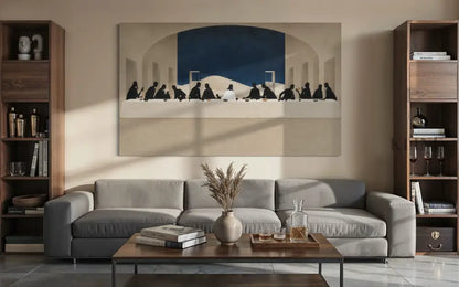 A Minimal Last Supper I - Hand Painting