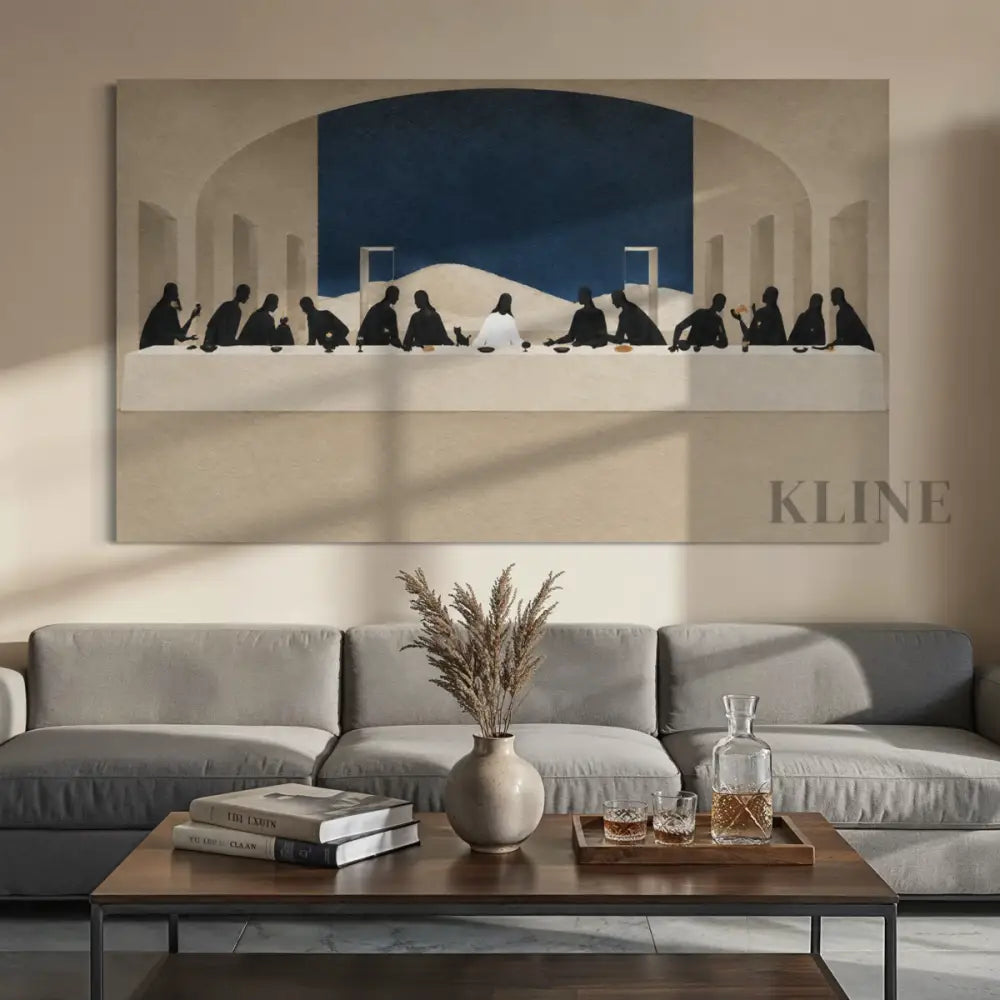 A Minimal Last Supper I - Hand Painting