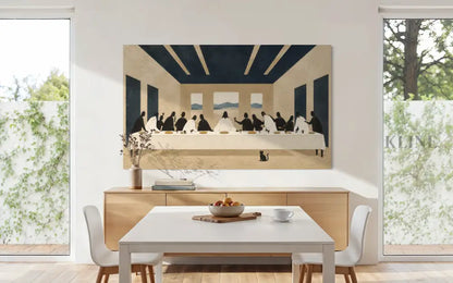 A Minimal Last Supper II - Hand Painting