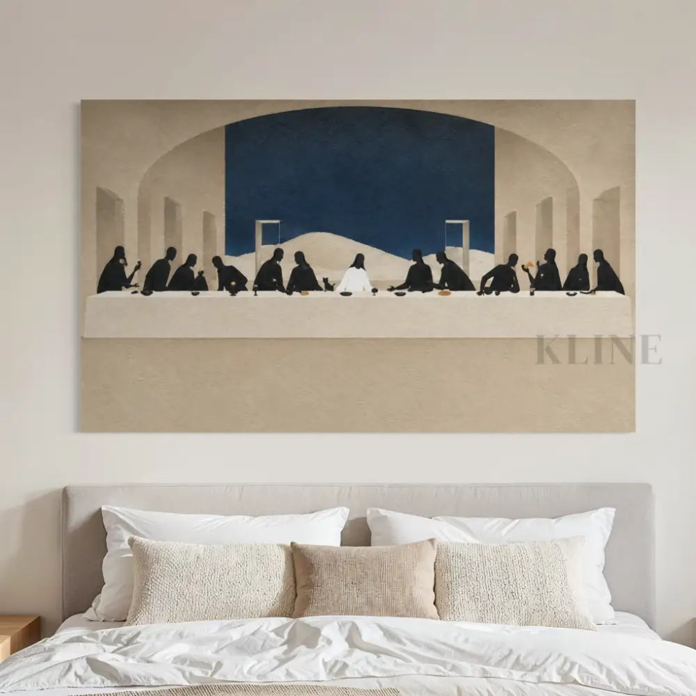 A Minimal Last Supper II - Hand Painting