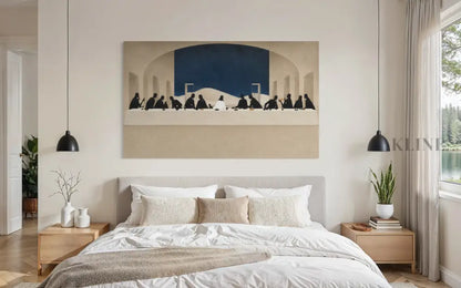 A Minimal Last Supper II - Hand Painting