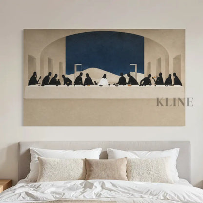 A Minimal Last Supper II - Hand Painting