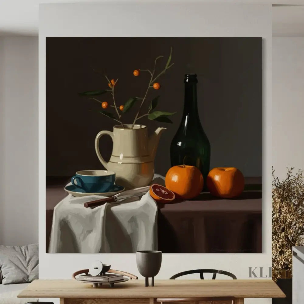A Quiet Arrangement - Hand Painting