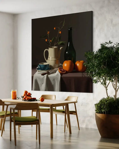 A Quiet Arrangement - Hand Painting