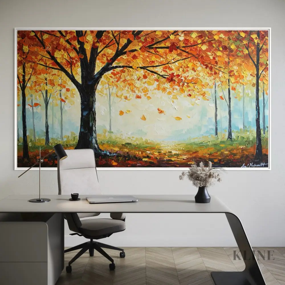 A Season Painted in Love - Hand Painting