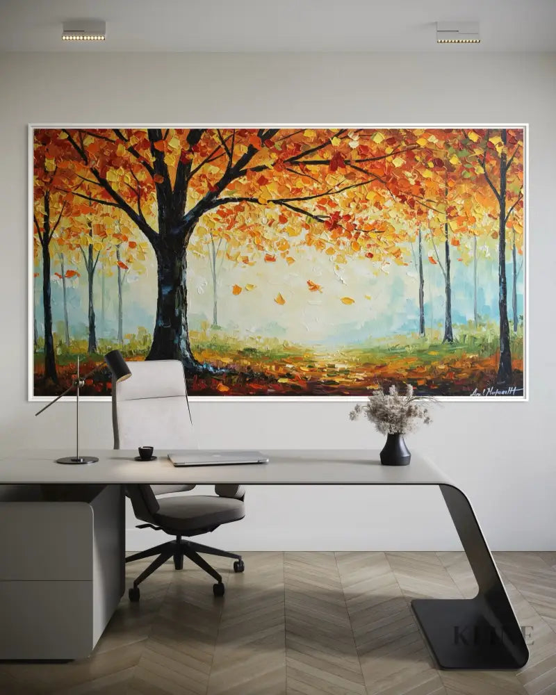 A Season Painted in Love - Hand Painting 