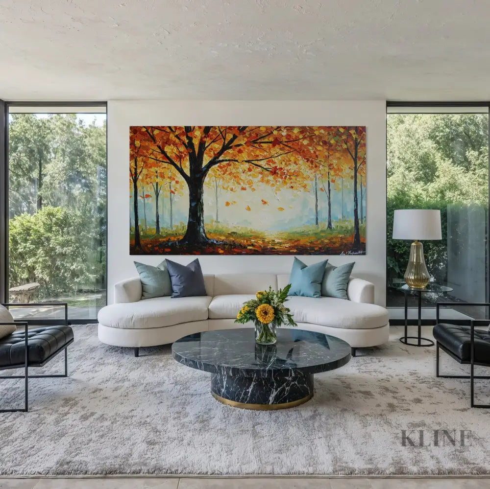 A Season Painted in Love - Hand Painting 