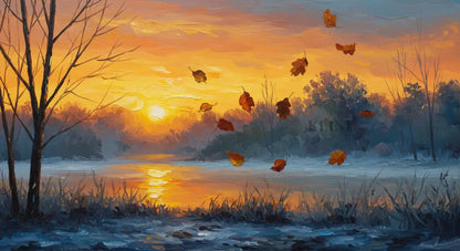 A Winter Awakening - Hand Painting
