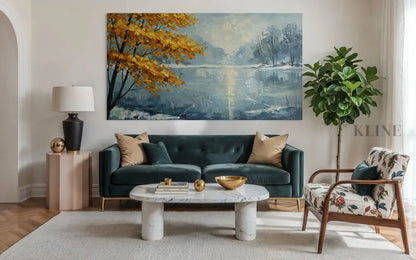 A Winter Lament - Hand Painting