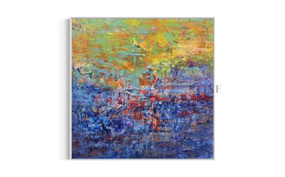 Abstract 02 - Hand Painting Grande arte da parete