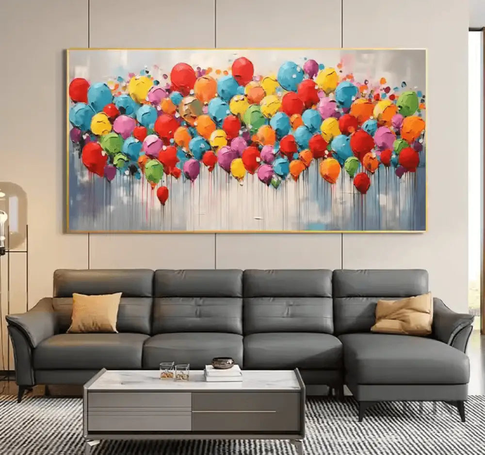 Abstract Ballon Fantasy - Hand Painting 