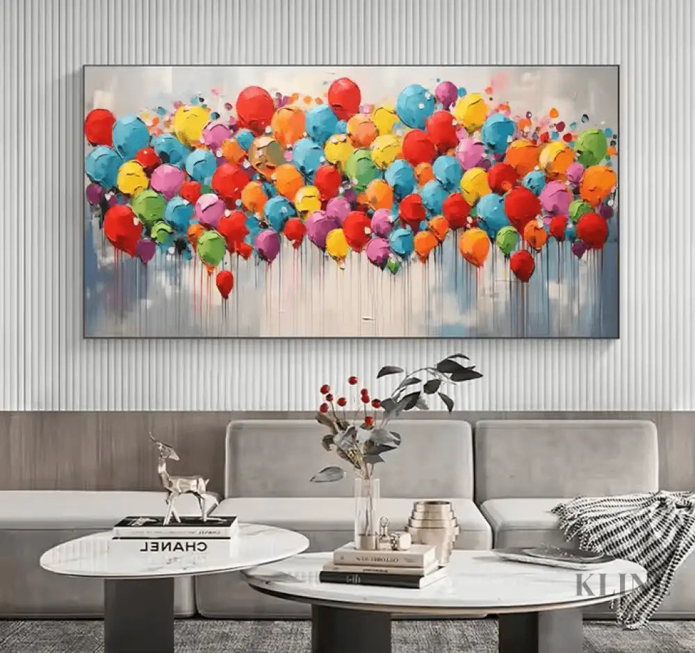 Abstract Ballon Fantasy - Hand Painting 