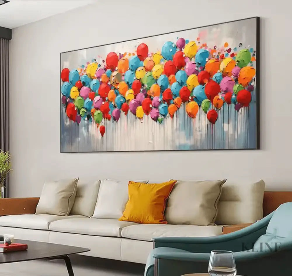 Abstract Ballon Fantasy - Hand Painting