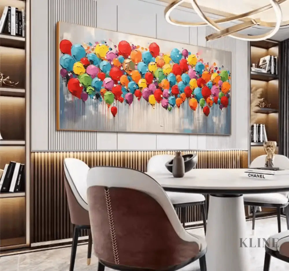 Abstract Ballon Fantasy - Hand Painting 