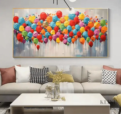 Abstract Ballon Fantasy - Hand Painting