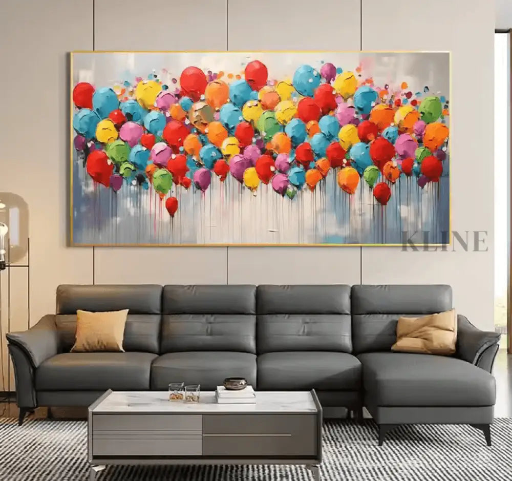 Abstract Ballon Fantasy - Hand Painting