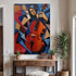 Abstract Cello - Hand Painting