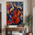 Abstract Cello - Hand Painting