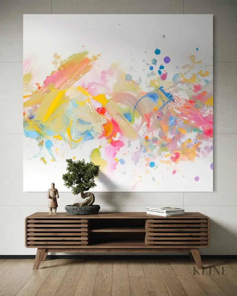 Abstract Ebullience - Hand Painting