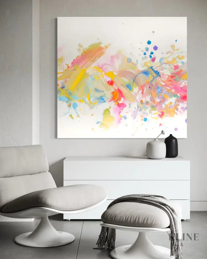 Abstract Ebullience - Hand Painting