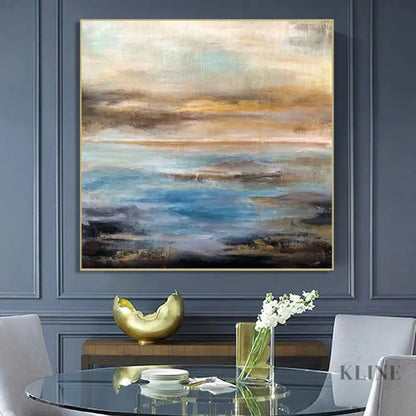 Abstract Sea and Sky - Hand Painting
