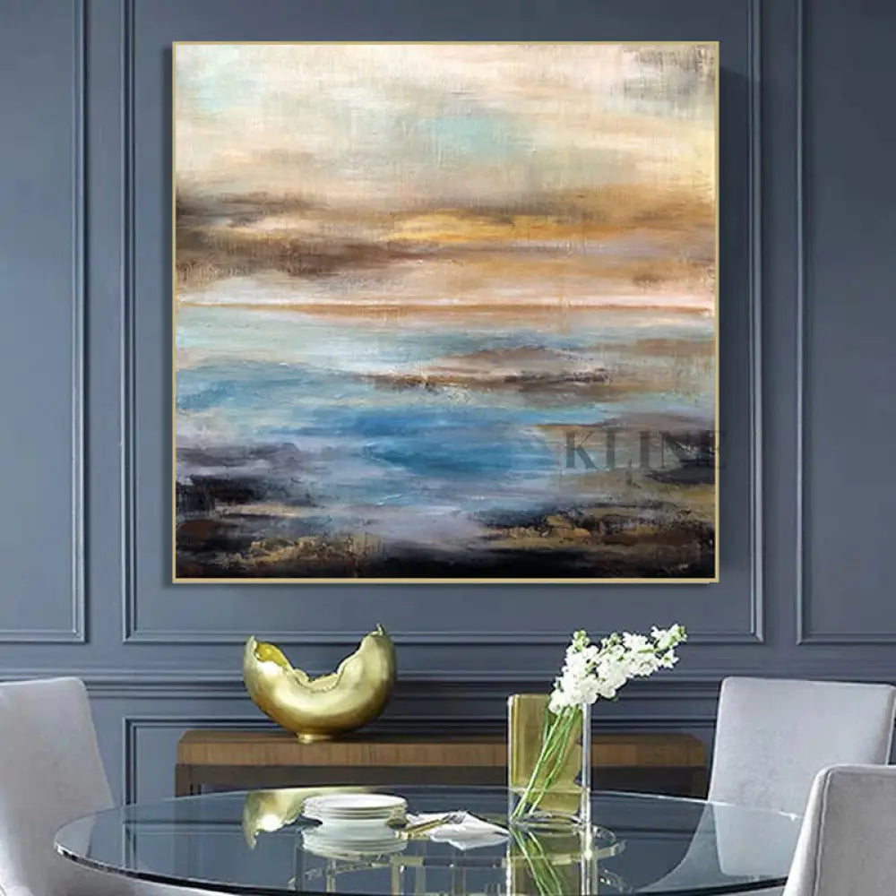 Abstract Sea and Sky - Hand Painting Oferta de viernes negro
