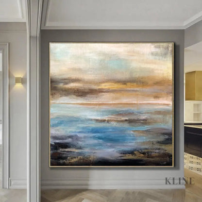 Abstract Sea and Sky - Hand Painting