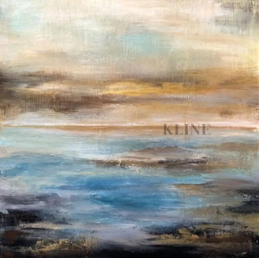 Abstract Sea and Sky - Hand Painting