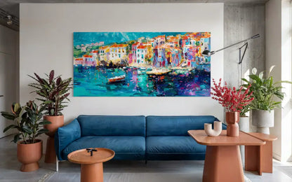 Aegean Afternoon - Hand Painting