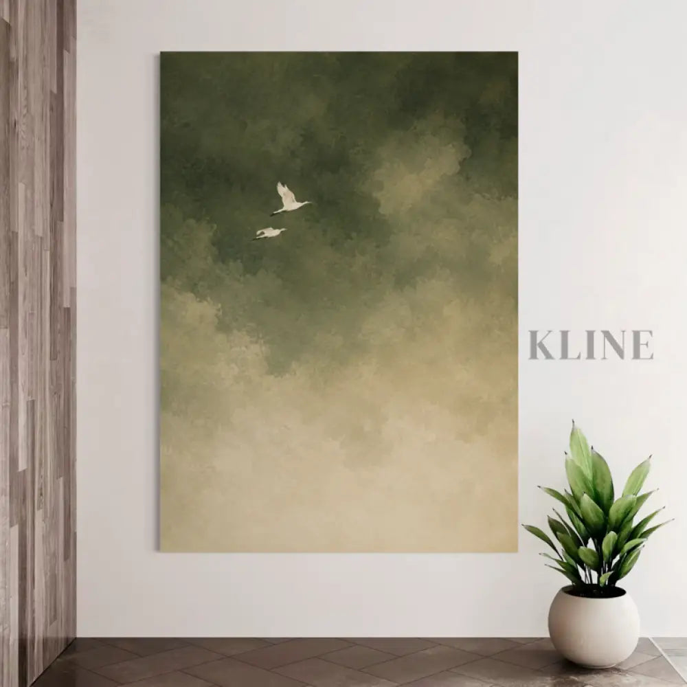 Aerial Reverie - Hand Painting