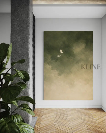 Aerial Reverie - Hand Painting