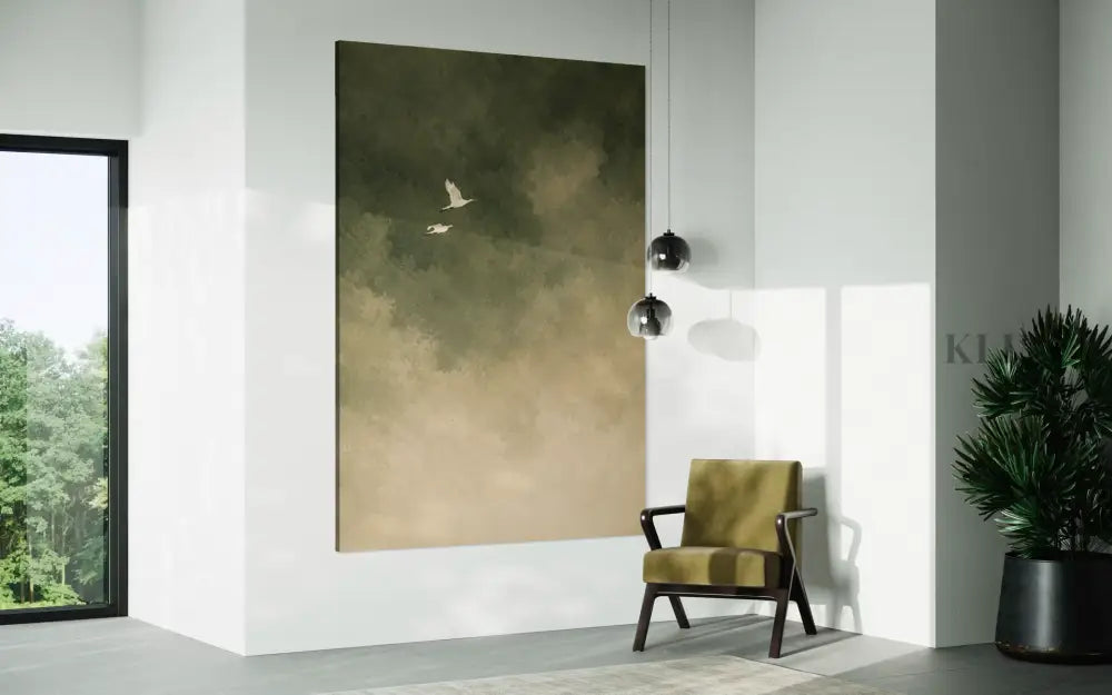Aerial Reverie - Hand Painting