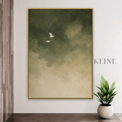 Aerial Reverie - Hand Painting
