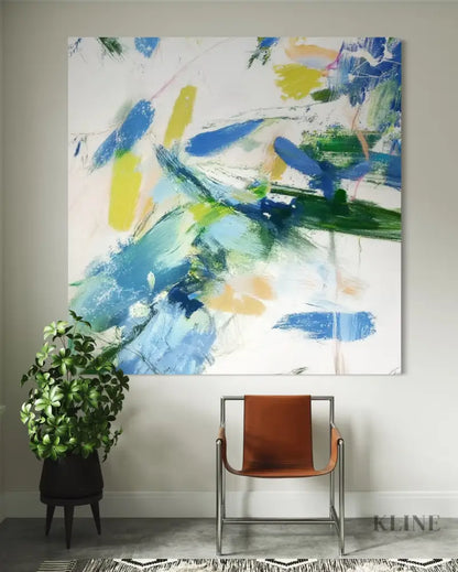 Aetherial Cascade - Hand Painting