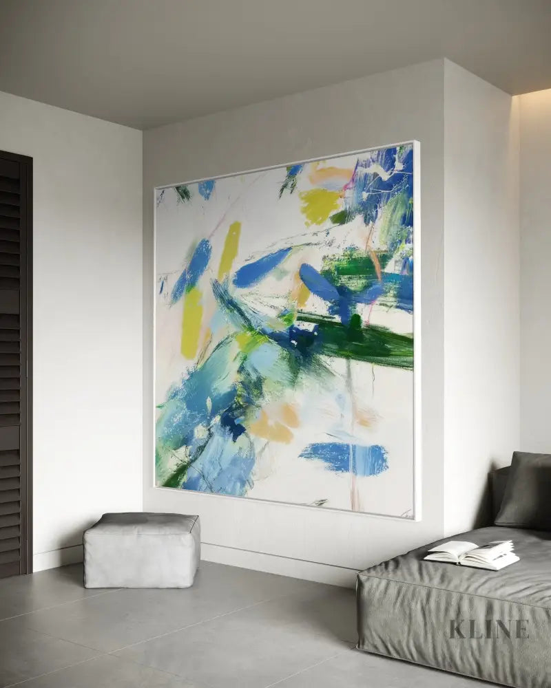 Aetherial Cascade - Hand Painting