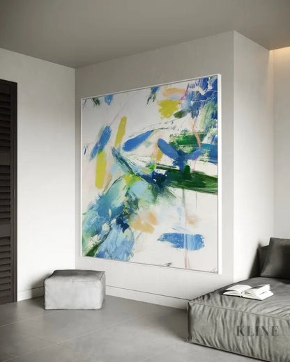 Aetherial Cascade - Hand Painting