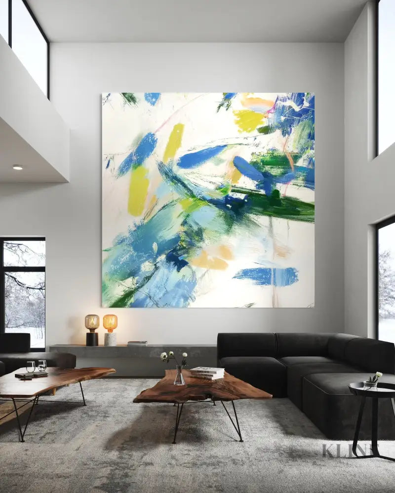 Aetherial Cascade - Hand Painting 