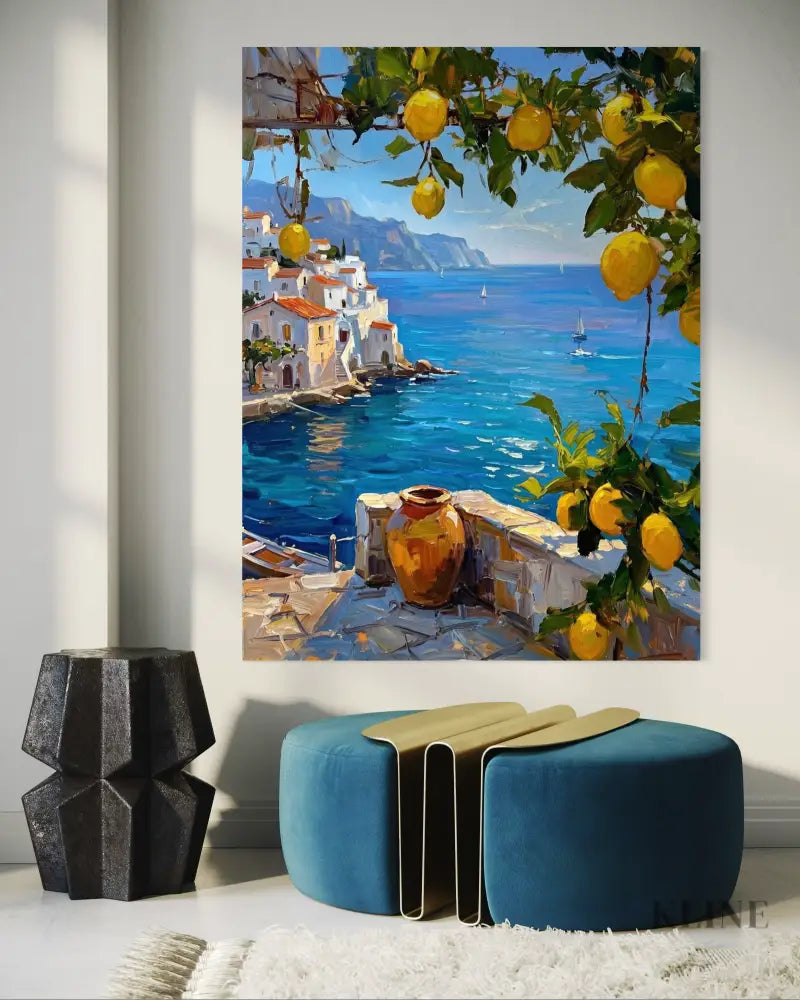 Amalfi Breeze - Hand Painting 