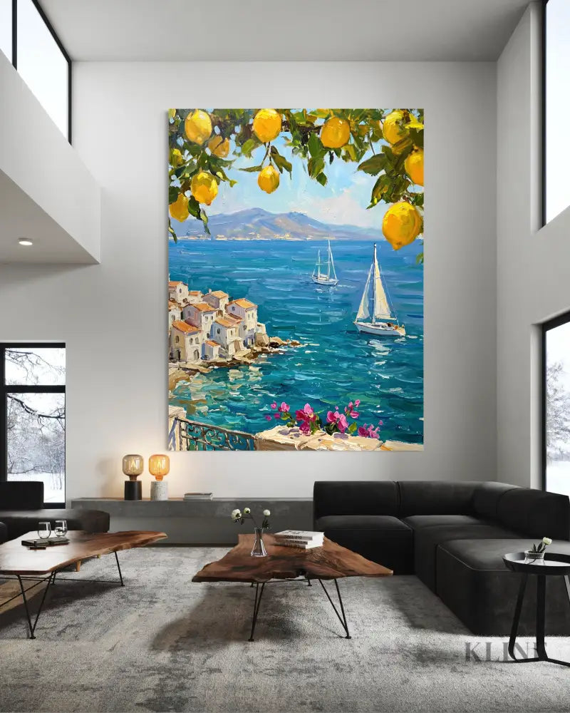 Amalfi Morning - Hand Painting
