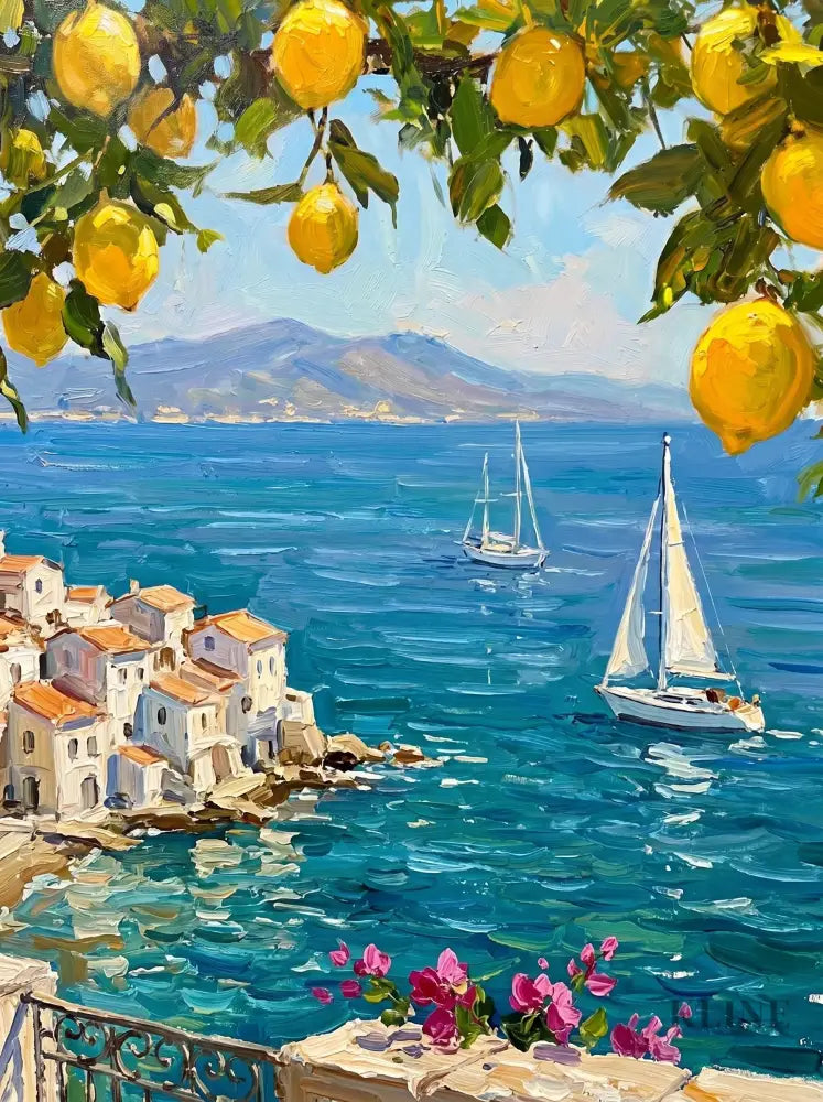 Amalfi Morning - Hand Painting 