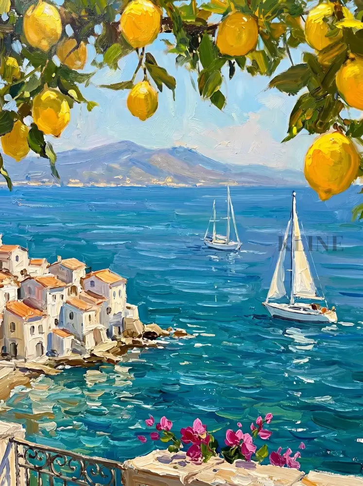 Amalfi Morning - Hand Painting