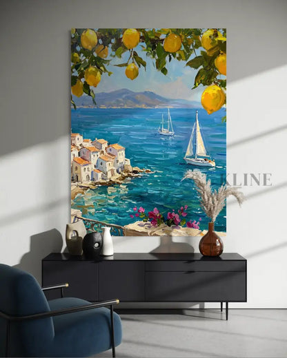 Amalfi Morning - Hand Painting