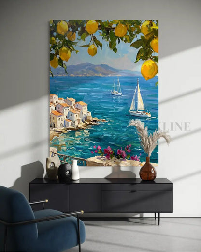 Amalfi Morning - Hand Painting