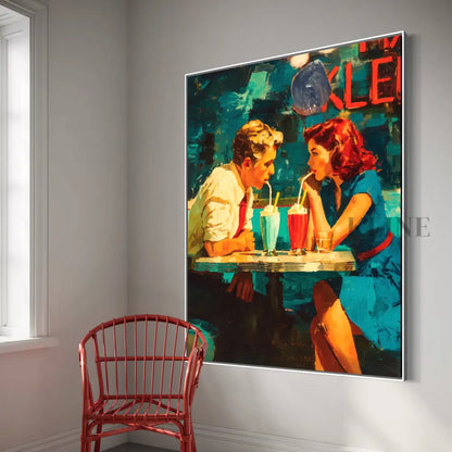 American Summer Love - Hand Painting