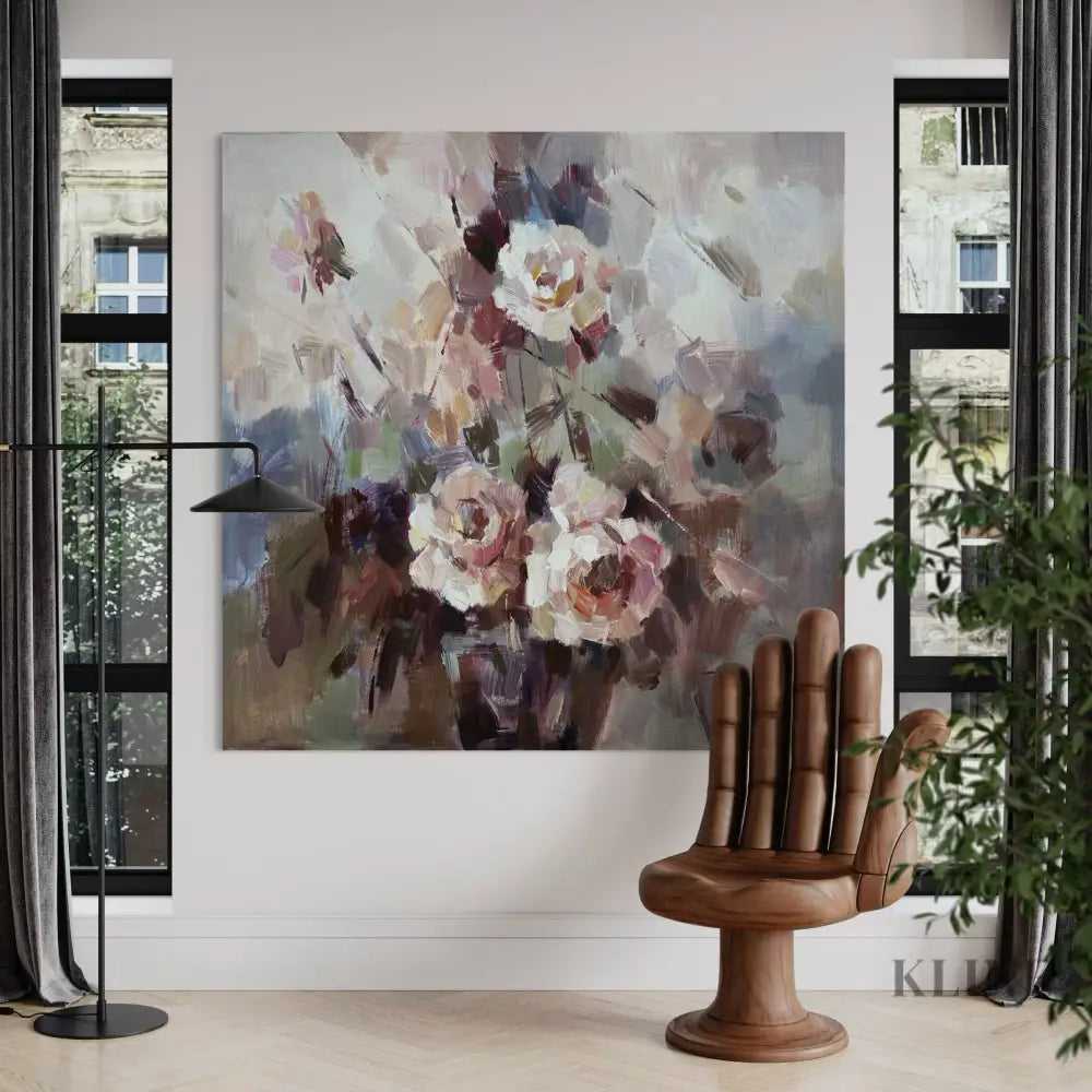 Amethyst Blooms - Hand Painting