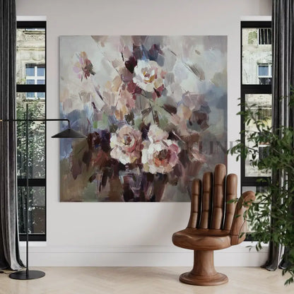 Amethyst Blooms - Hand Painting