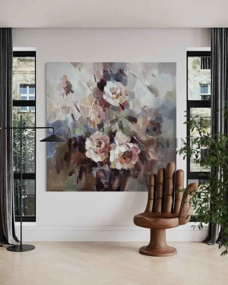 Amethyst Blooms - Hand Painting