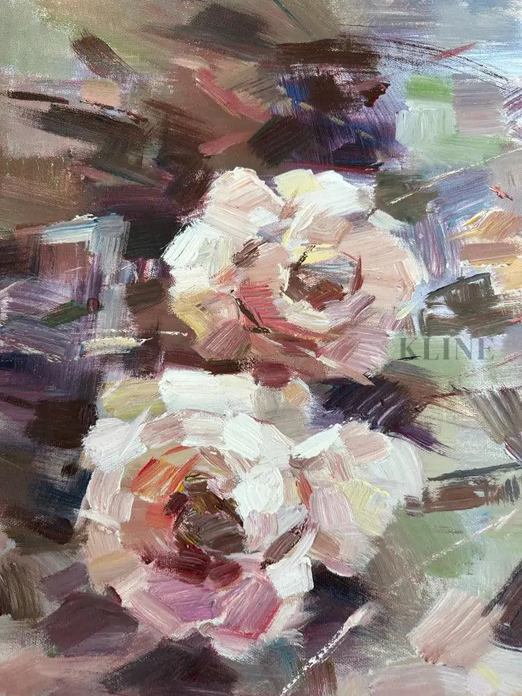 Amethyst Blooms - Hand Painting