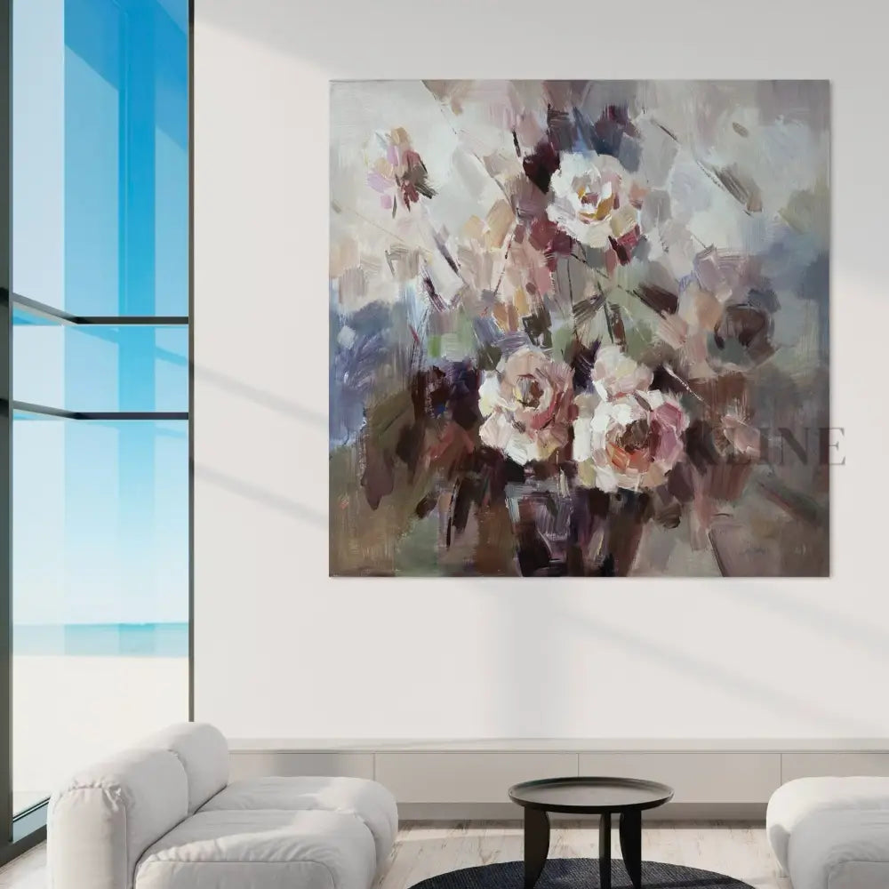 Amethyst Blooms - Hand Painting 